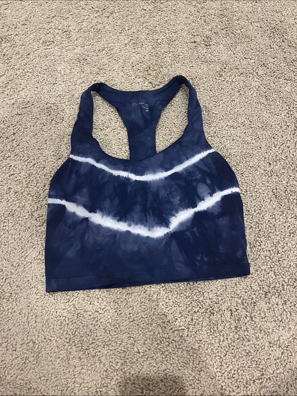 Aerie Offline Tie-Dye Racerback Sports Bra